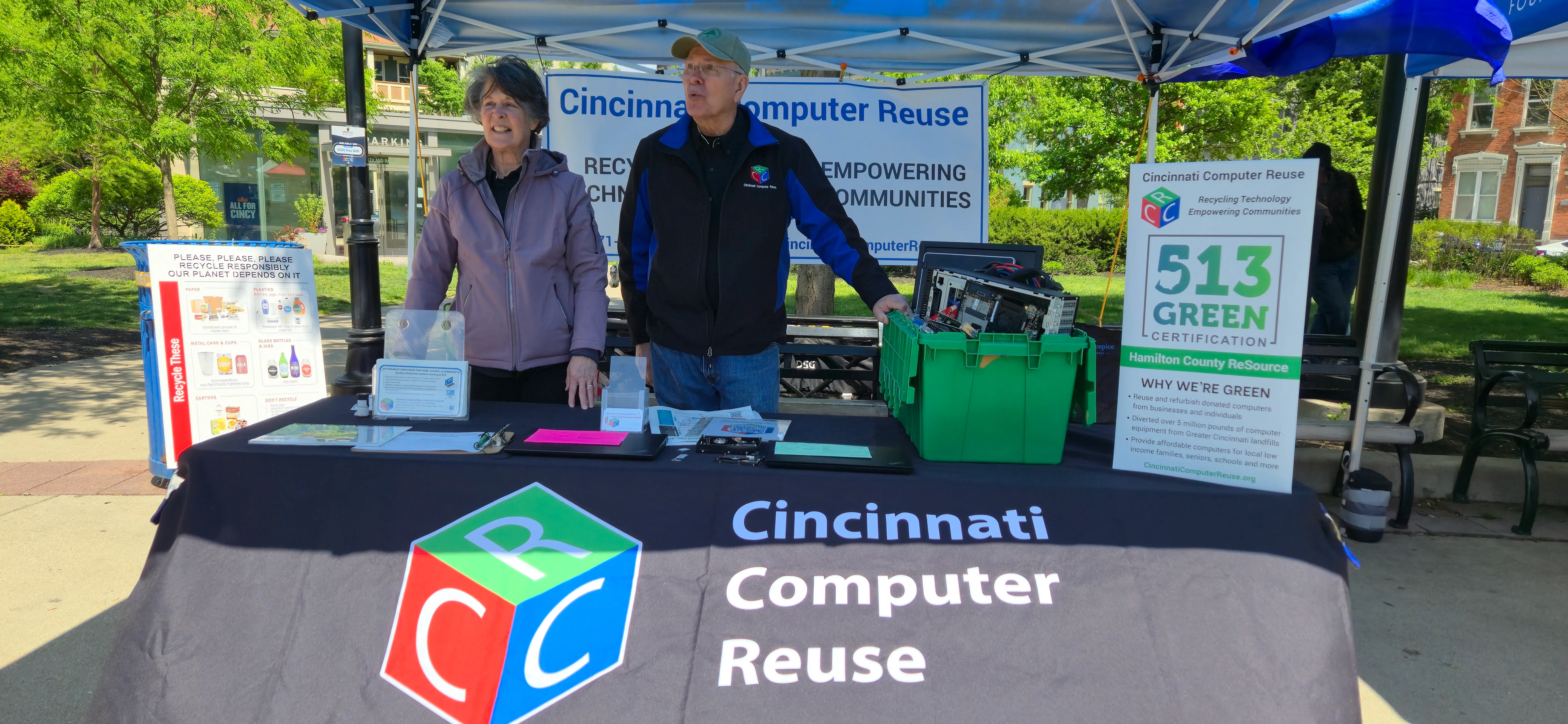 Cincinnati Computer Reuse at Greater Cincinnati Earth Day 2026